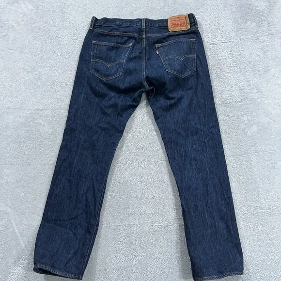 Levis 501 XX Jeans Mens 33x30‎ Original Fit Straight Leg Button Fly Denim Dark